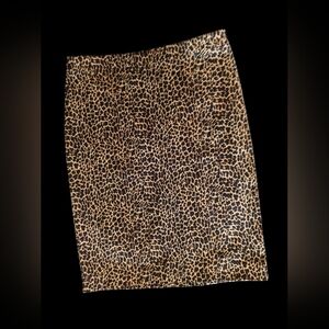 J.Crew: No. 2 Pencil Skirt In Leopard BI-stretch Cotton For Women Size 2